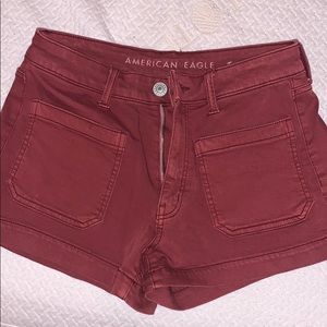American Eagle Hi-Rise Shortie shorts